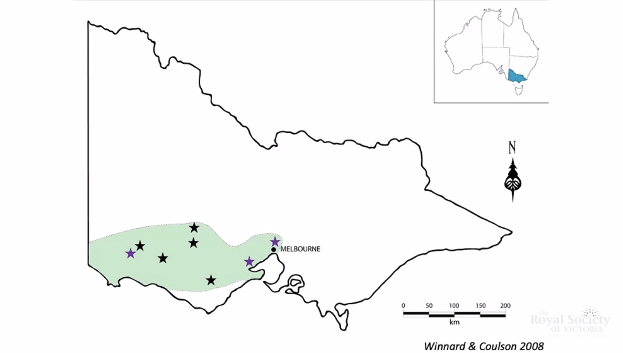 EBB Release Locations Map