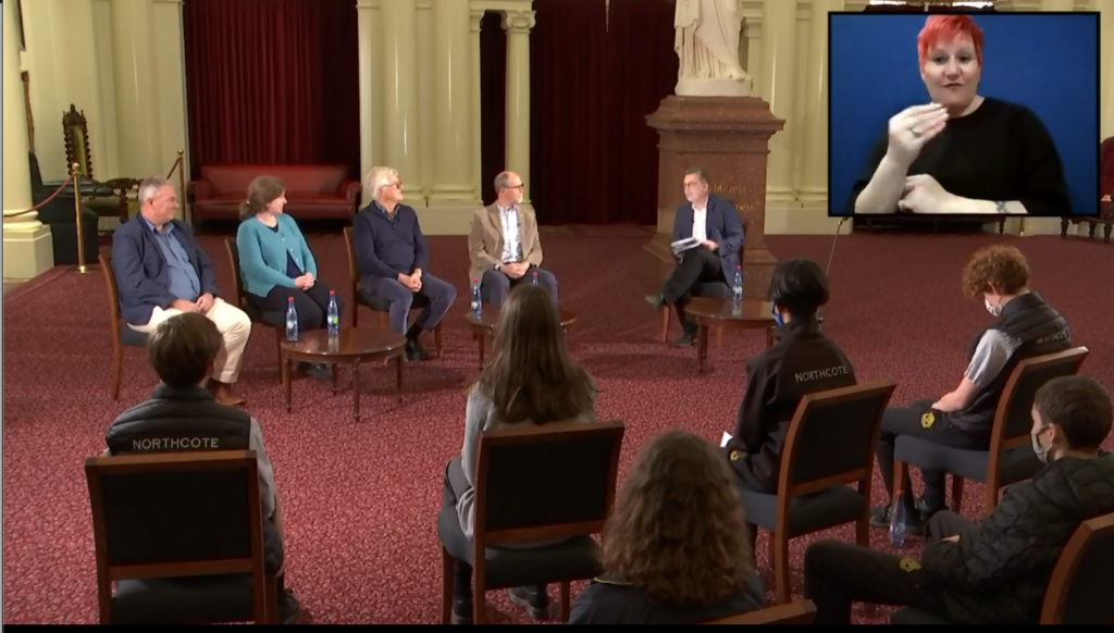 PoV Panel with Northcote High School Students