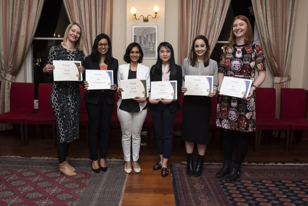 Young Scientist Research Prize Finalists 2019